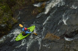 Sinead Ní Raghaill on The River Dee in Wales Photo credit Eoghan Calnan